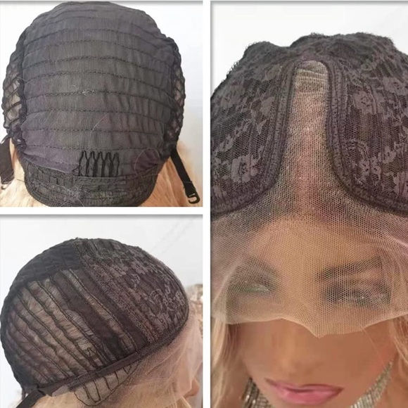 💫 22” BLONDE & BROWN HIGHLIGHTS STRAIGHT LACE FRONT WIG *NEW* - Picture 6 of 6